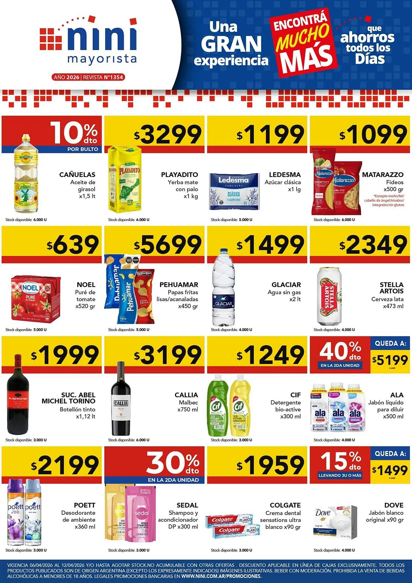 Ofertas de Catálogo Nini Mayorista 5 de abril al 30 de abril 2026 - Página 1 del catálogo