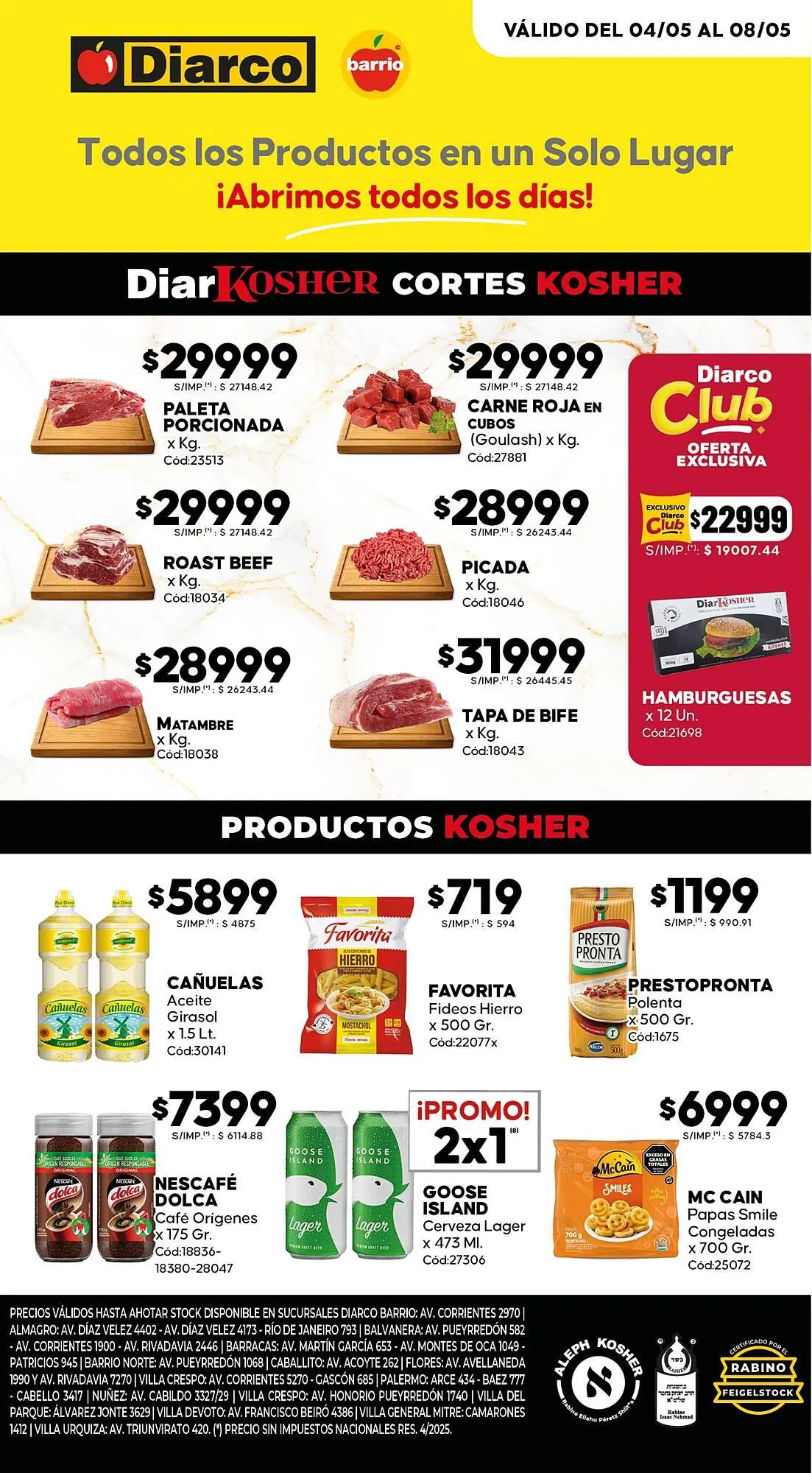 Ofertas de Catálogo Diarco 4 de mayo al 8 de mayo 2026 - Página 1 del catálogo