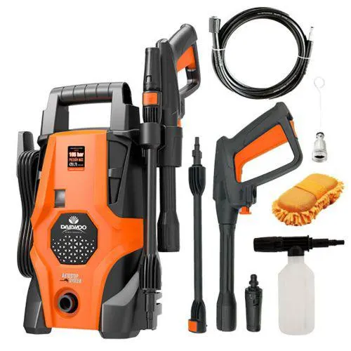 Hidrolavadora Daewoo 1200 Watts 105 Bar con Autostop + Acc Alta Presión DAX1130