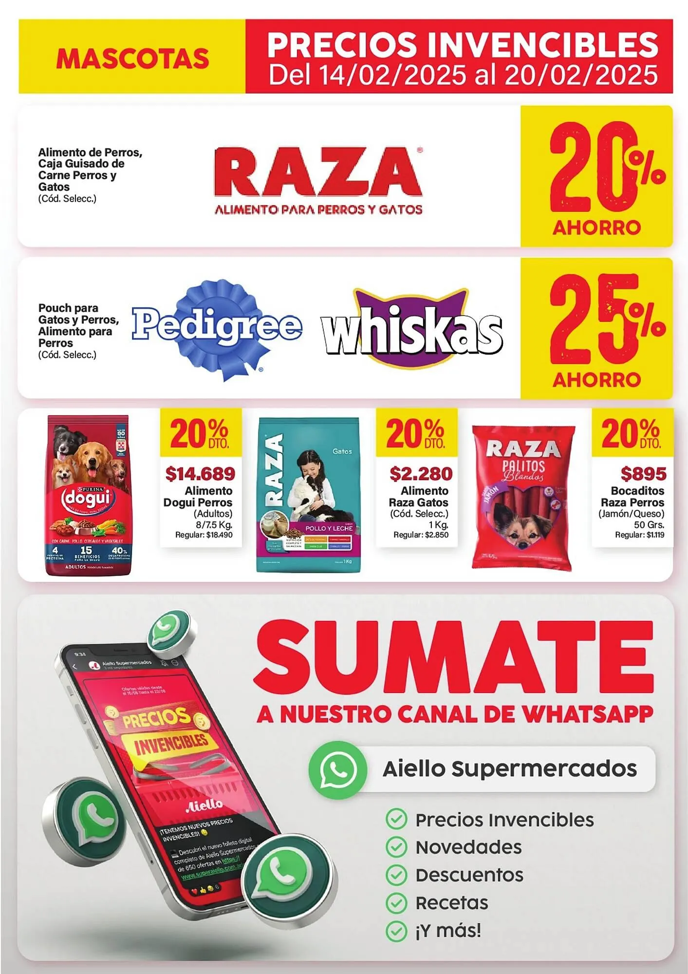 Ofertas de Catálogo Supermercados Aiello 14 de febrero al 20 de febrero 2025 - Página 12 del catálogo