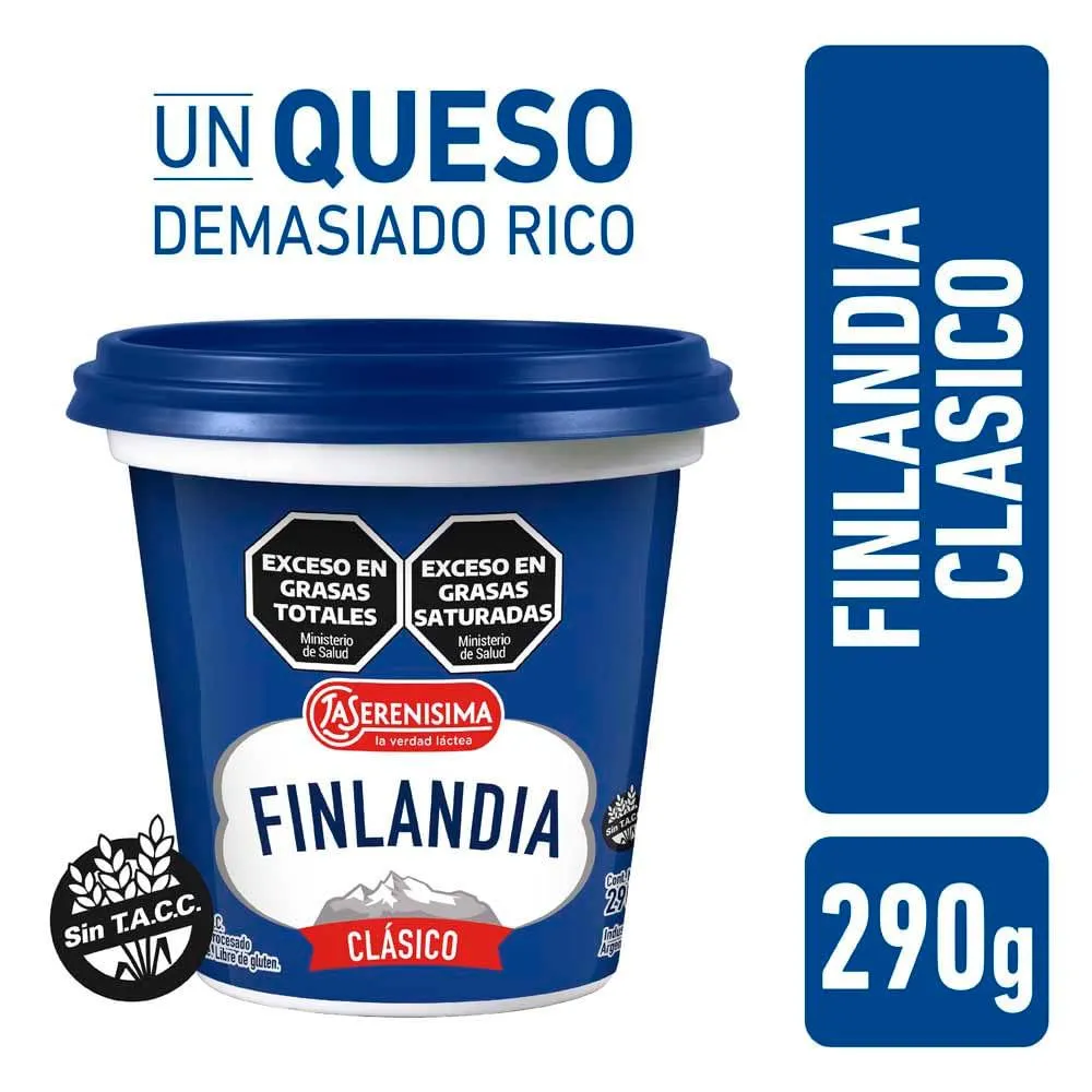 Queso Untable Finlandia Clásico 290 Gr