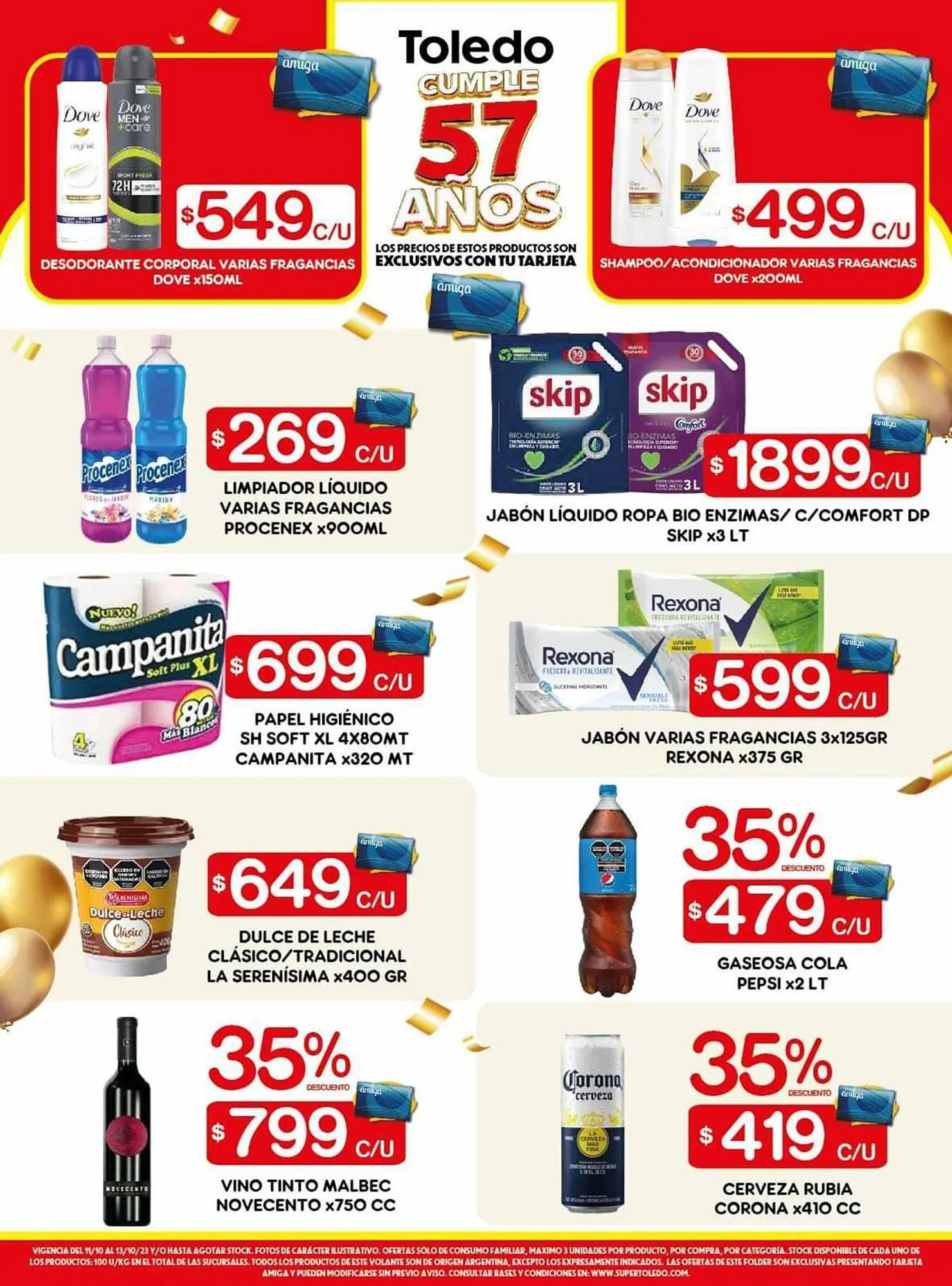 Ofertas de Catálogo Supermercados Toledo 12 de octubre al 13 de octubre 2023 - Página 2 del catálogo
