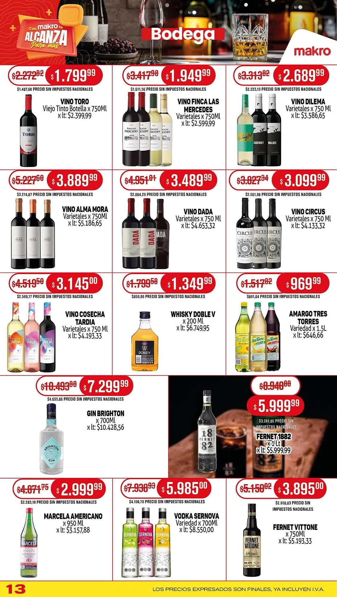 Ofertas de Catálogo Makro 18 de septiembre al 25 de septiembre 2025 - Página 13 del catálogo