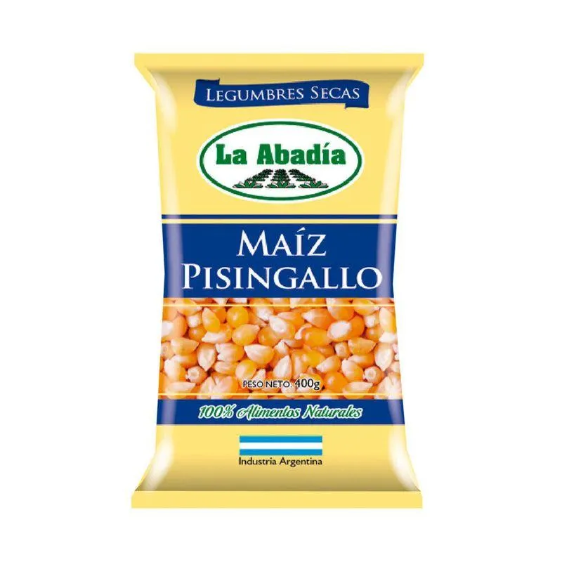 Maíz pisingallo La Abadía bolsa 400 g.