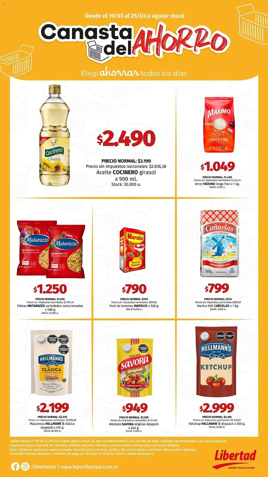 Ofertas de Catálogo Hipermercado Libertad 19 de marzo al 25 de marzo 2026 - Página 1 del catálogo