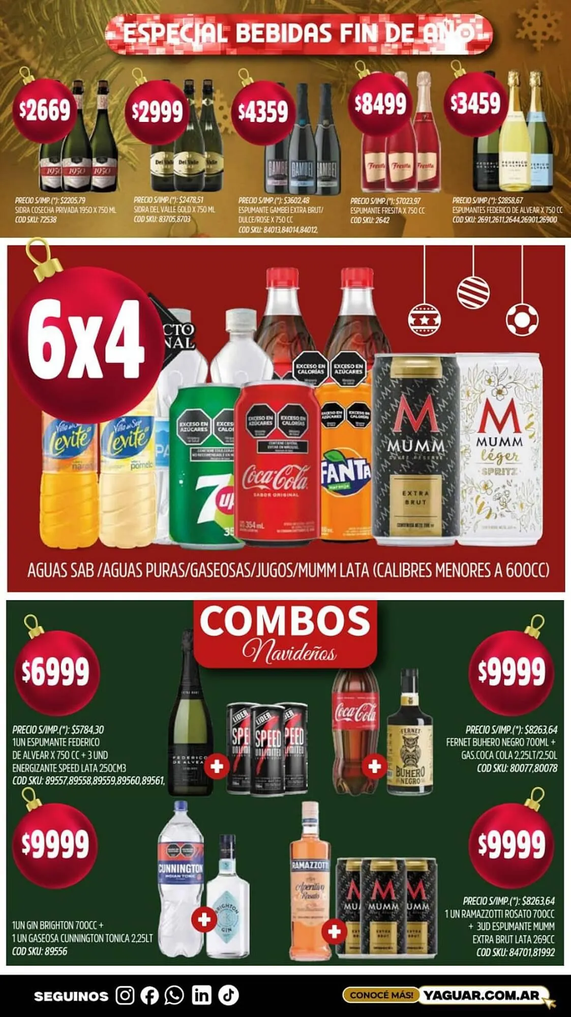 Ofertas de Catálogo Supermercados Yaguar 22 de diciembre al 28 de diciembre 2025 - Página 4 del catálogo