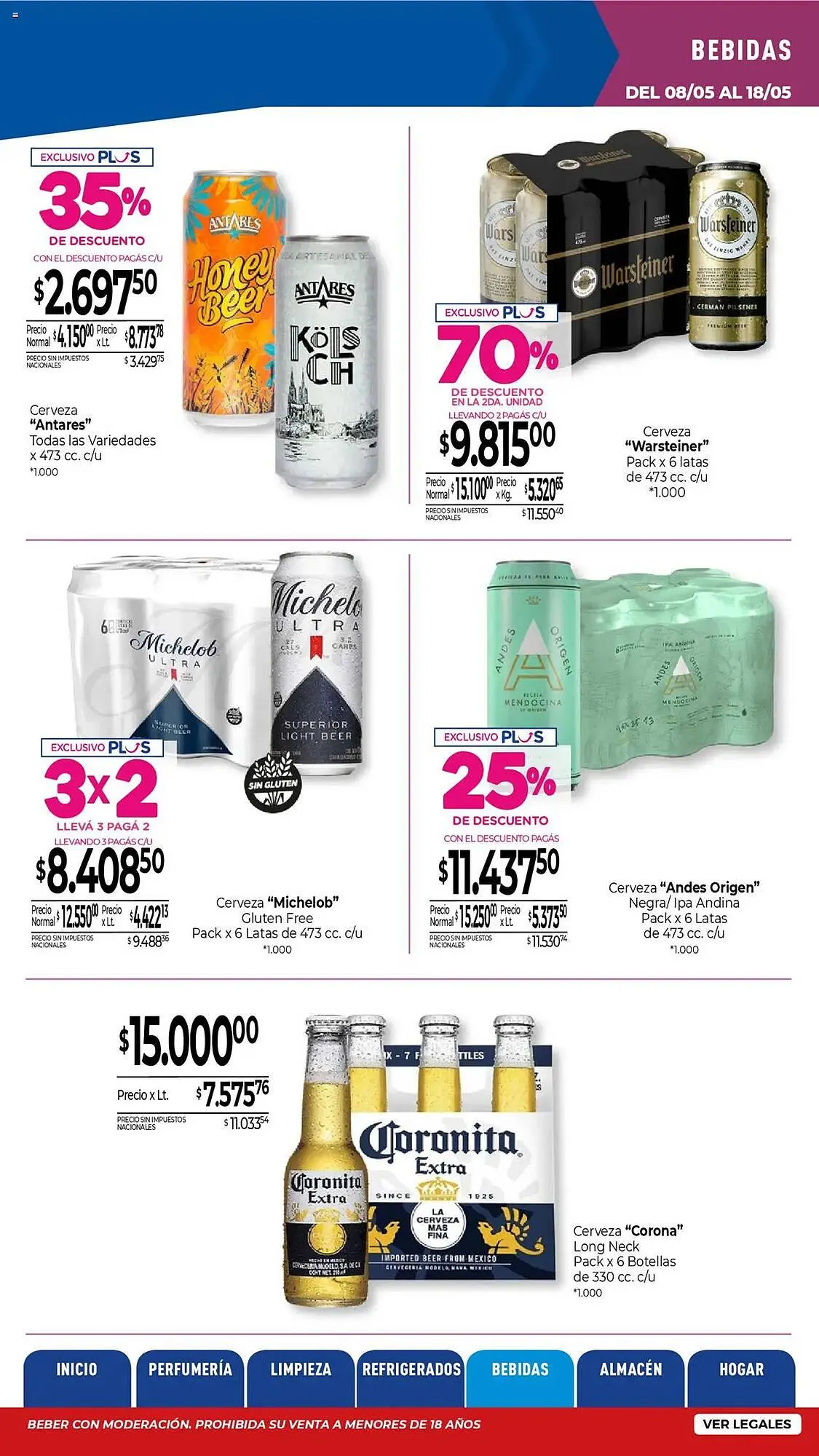 Ofertas de Catálogo La Anonima 8 de mayo al 18 de mayo 2025 - Página 18 del catálogo