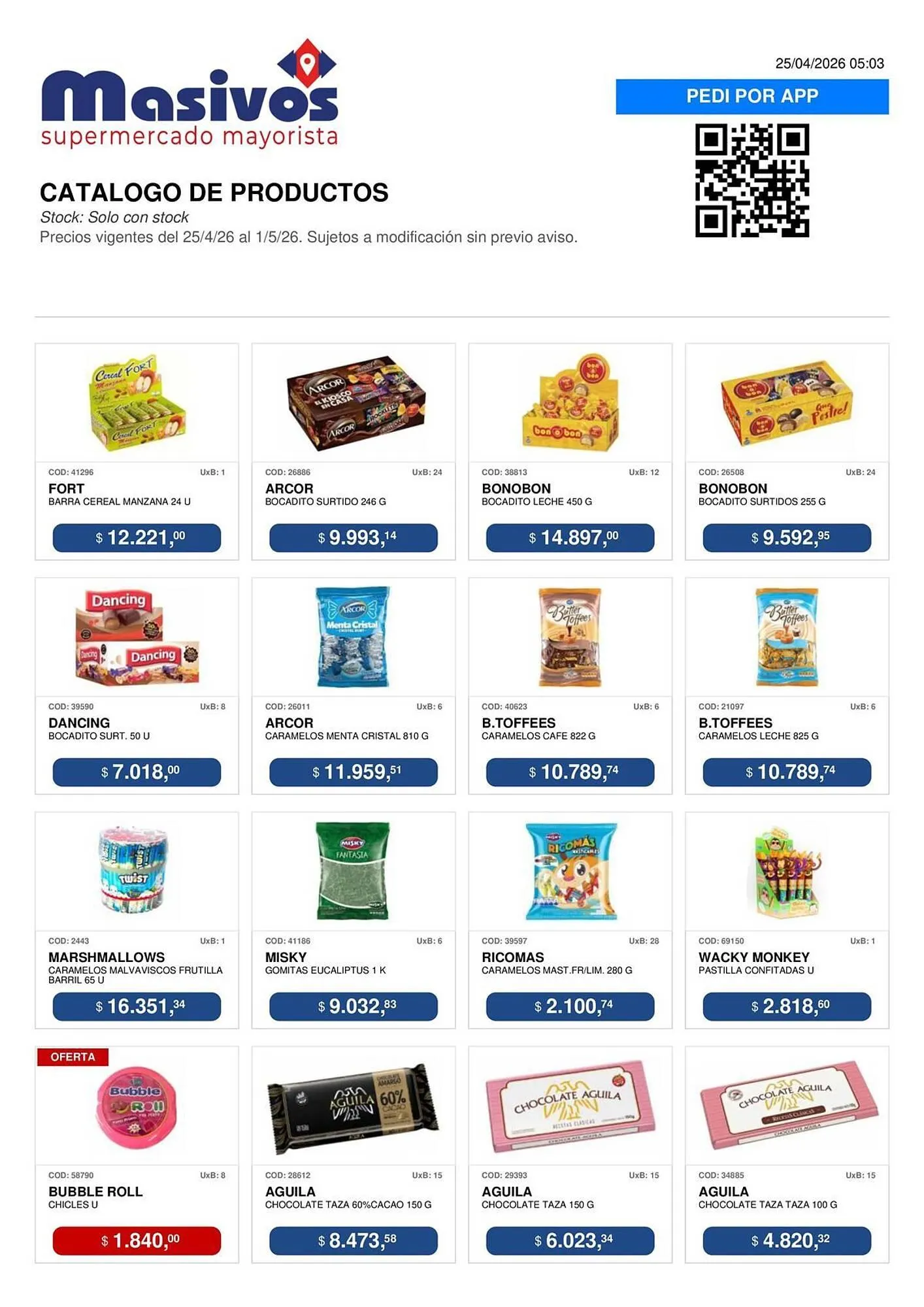 Ofertas de Catálogo Masivos 25 de abril al 1 de mayo 2026 - Página 150 del catálogo