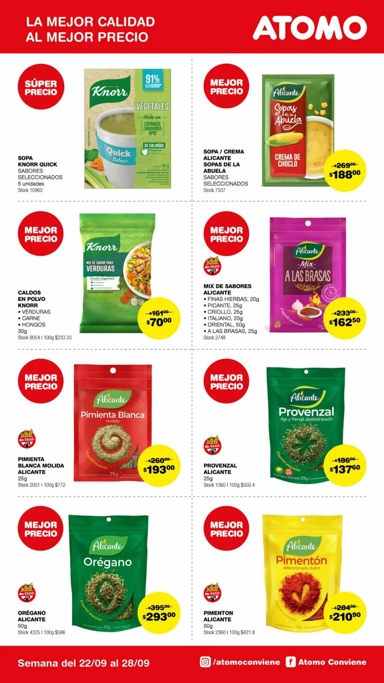 Ofertas de ATOMO Conviene 22 de septiembre al 28 de septiembre 2024 - Página 9 del catálogo