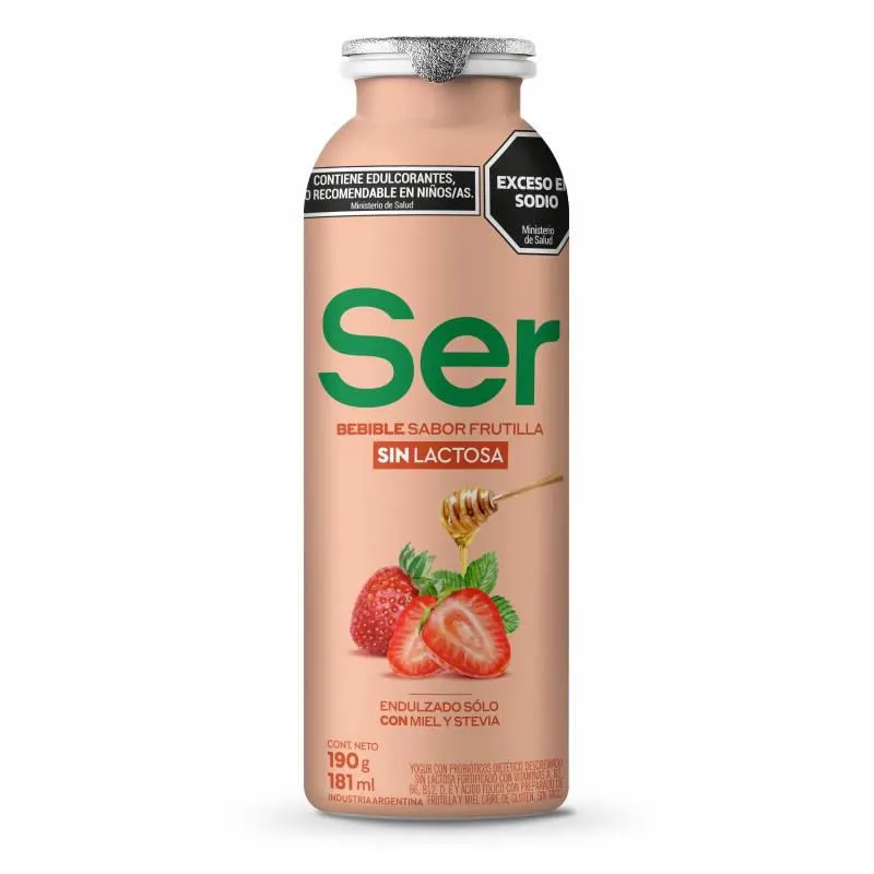 Yogur Natur Bebible Frutilla Ser x 190gr