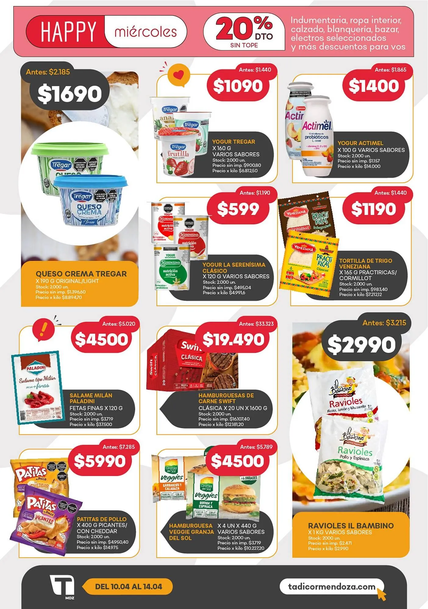 Ofertas de Catálogo Supermercados Tadicor 10 de abril al 14 de abril 2026 - Página 6 del catálogo