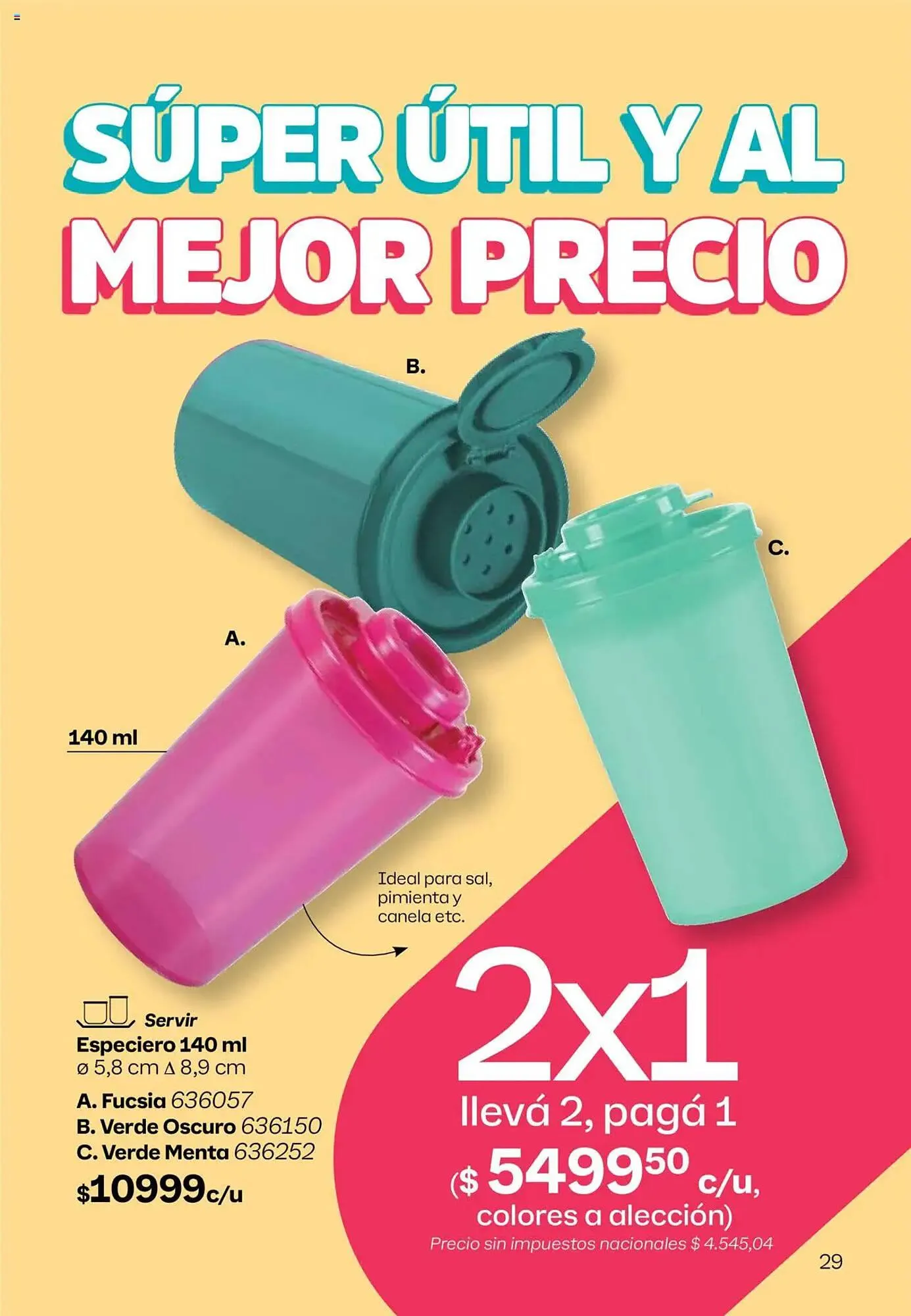 Ofertas de Folleto Tupperware 8 de septiembre al 22 de septiembre 2025 - Página 30 del catálogo