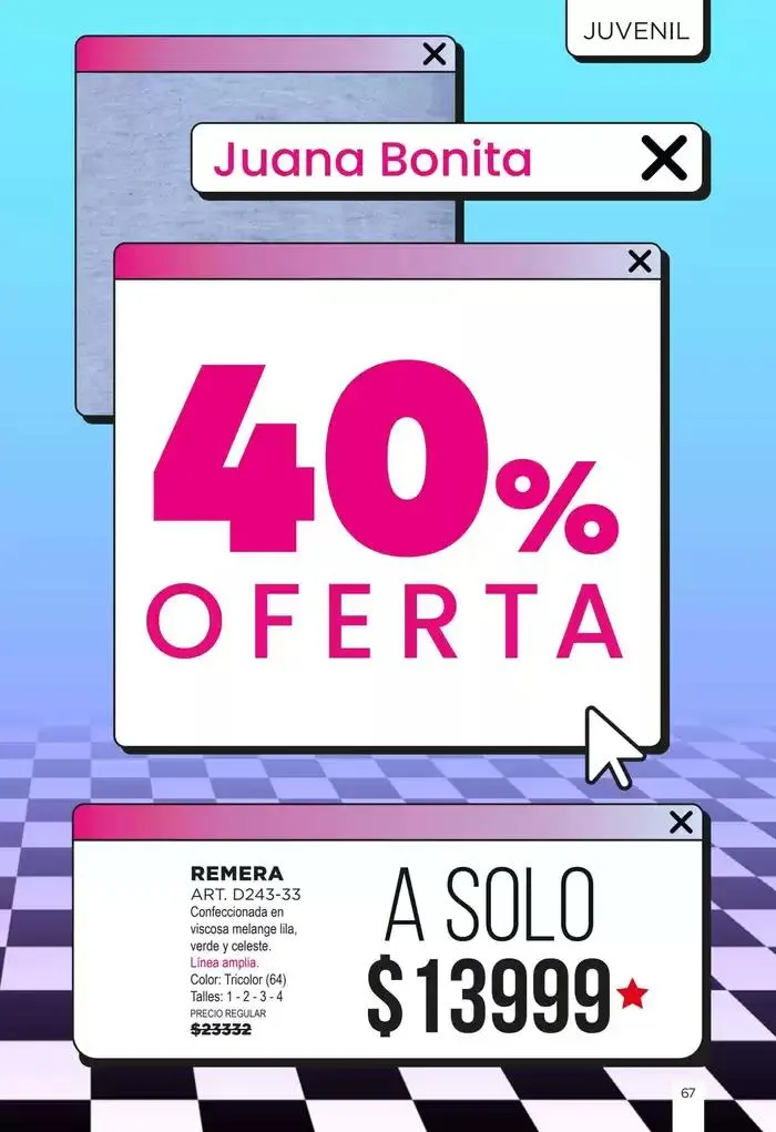Ofertas de Juana Bonita Catálogo 1024 & 1124 1 de octubre al 15 de octubre 2024 - Página 139 del catálogo
