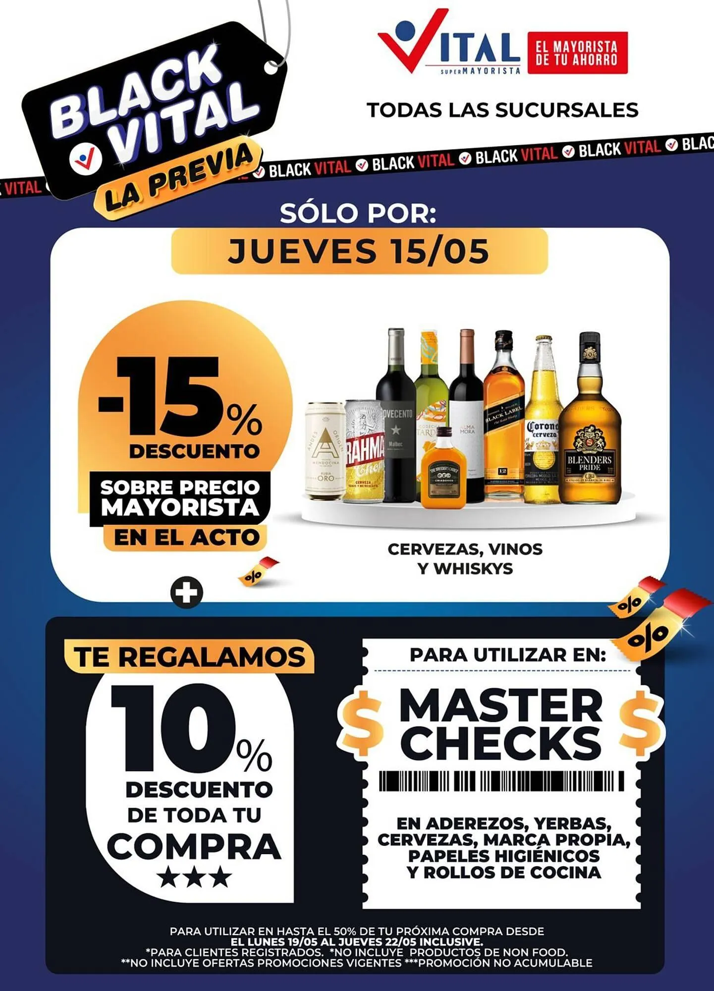 Ofertas de Catálogo Supermayorista Vital 15 de mayo al 22 de mayo 2025 - Página 1 del catálogo