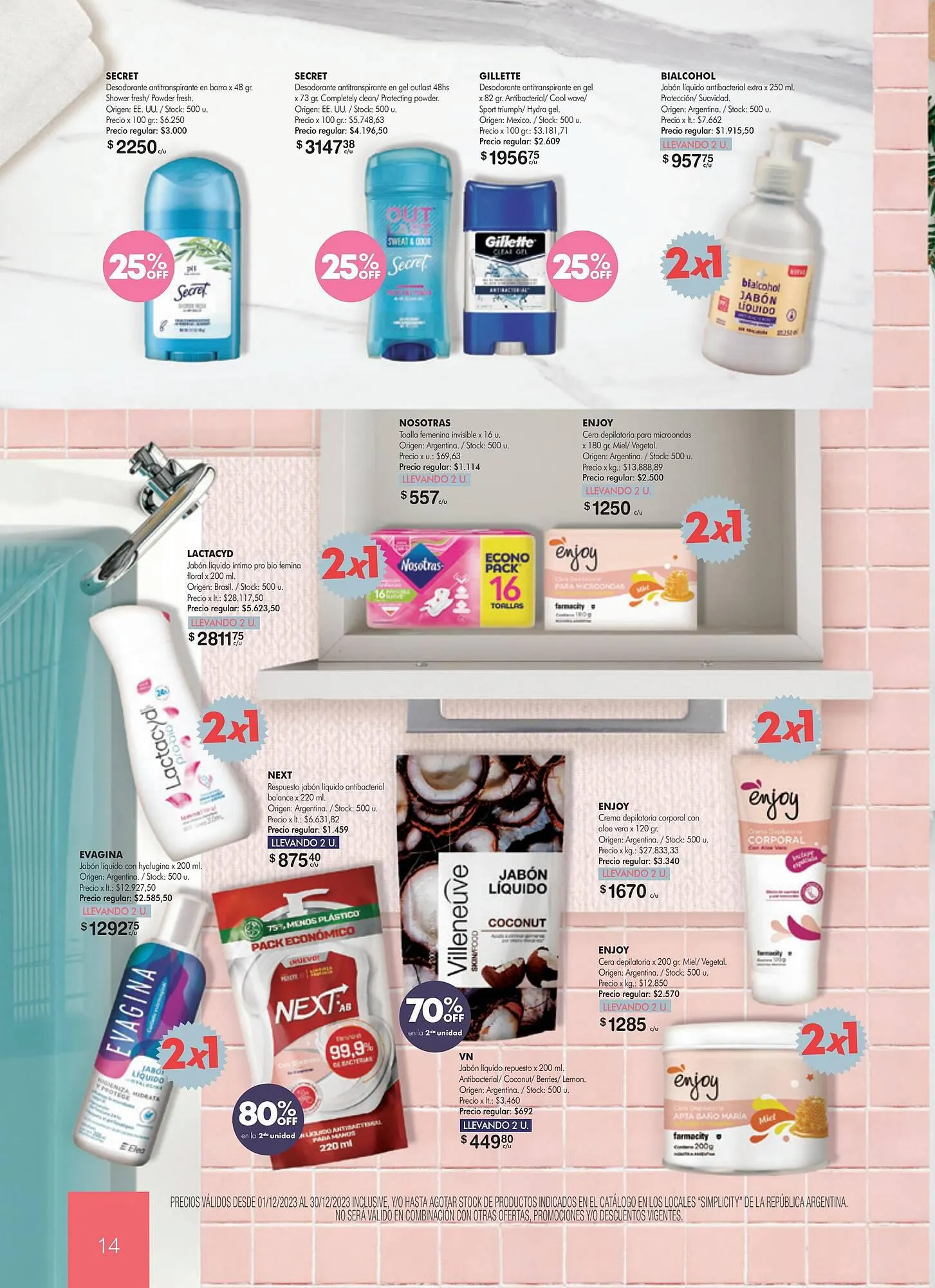 Ofertas de Catálogo Simplicity 1 de diciembre al 30 de diciembre 2023 - Página 14 del catálogo