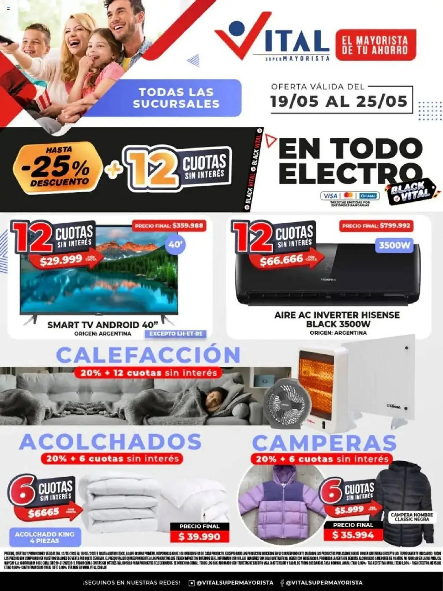 Ofertas de Catálogo Supermayorista Vital 19 de mayo al 25 de mayo 2025 - Página 1 del catálogo