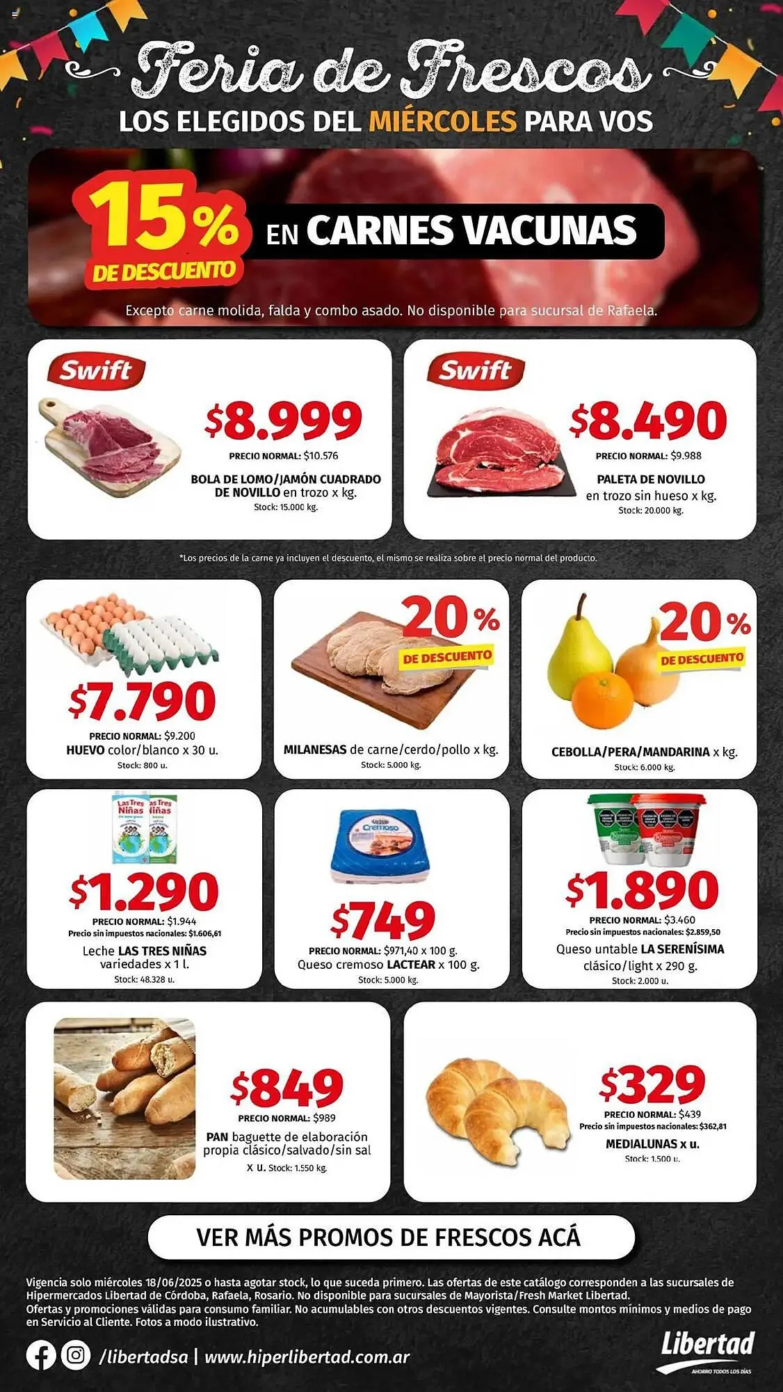 Ofertas de Catálogo Hipermercado Libertad 18 de junio al 19 de junio 2025 - Página 1 del catálogo