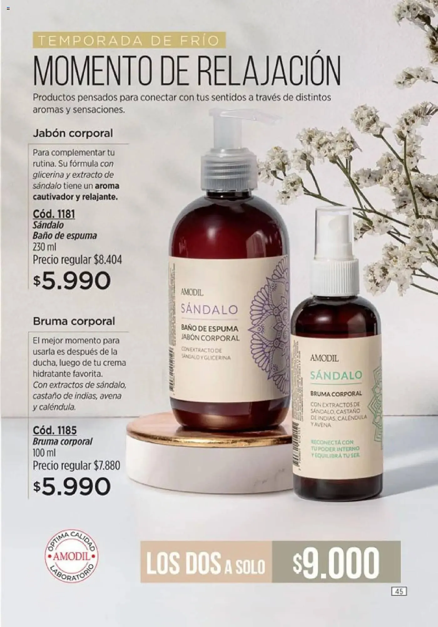 Ofertas de Catálogo Amodil 24 de marzo al 6 de abril 2025 - Página 45 del catálogo