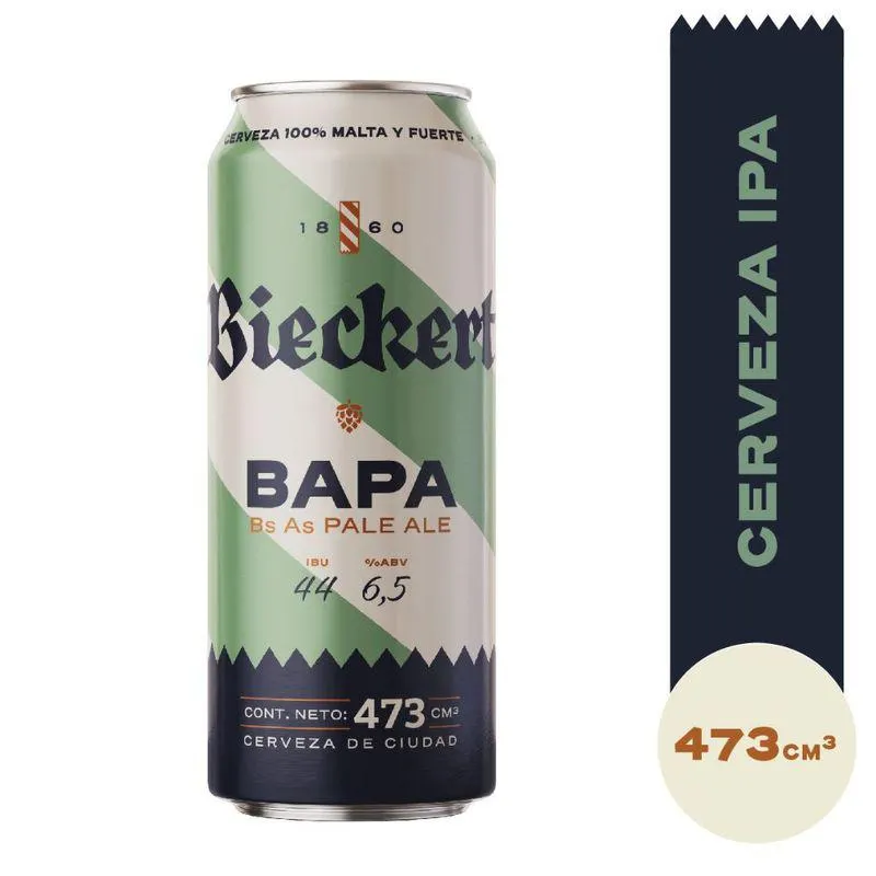 Cerveza BAPA Bieckert x 473ML