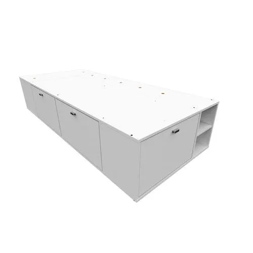 Box Benethon 1 plaza 80x190 cm blanco Mosconi