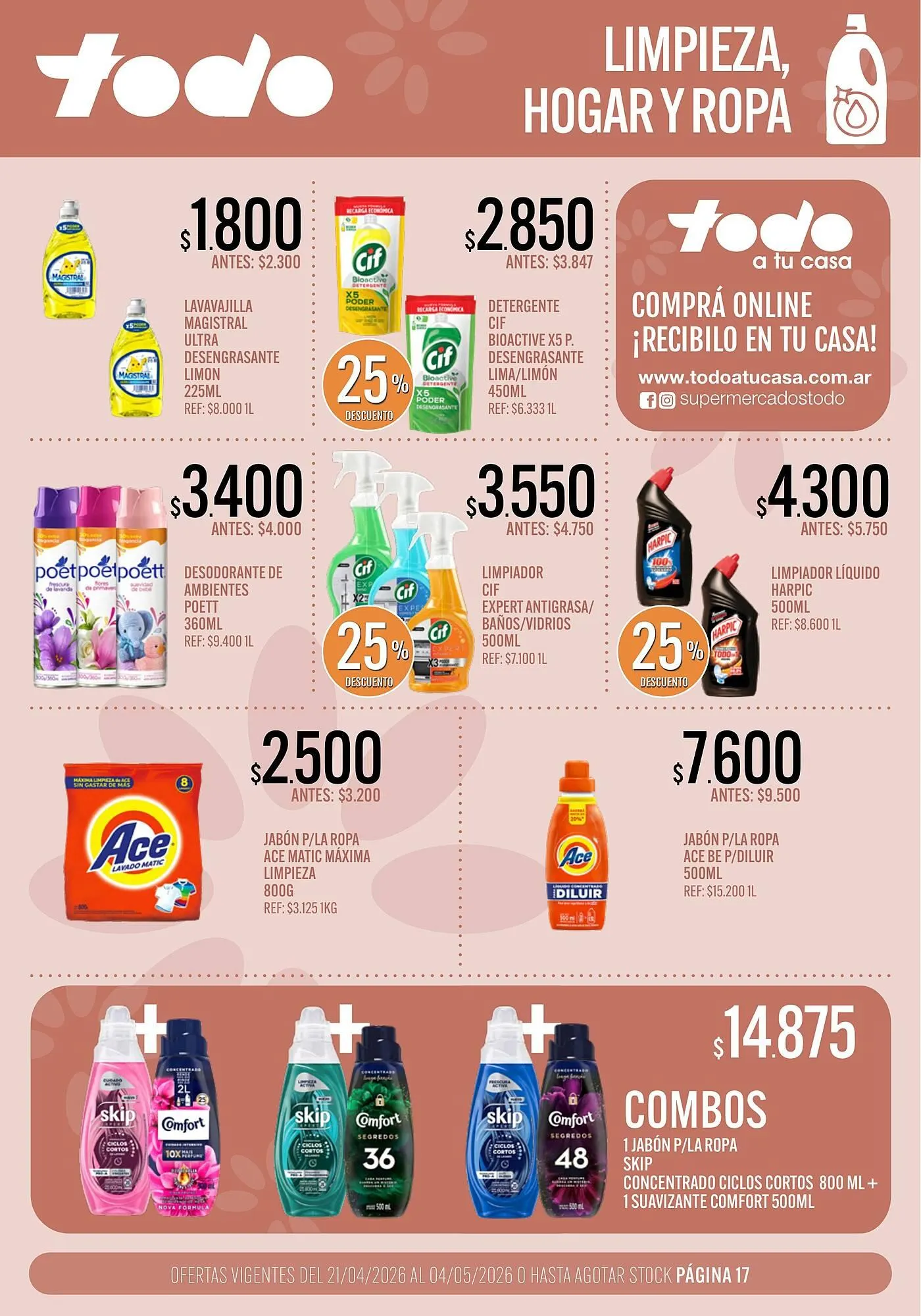 Ofertas de Catálogo Supermercados Todo 21 de abril al 4 de mayo 2026 - Página 17 del catálogo