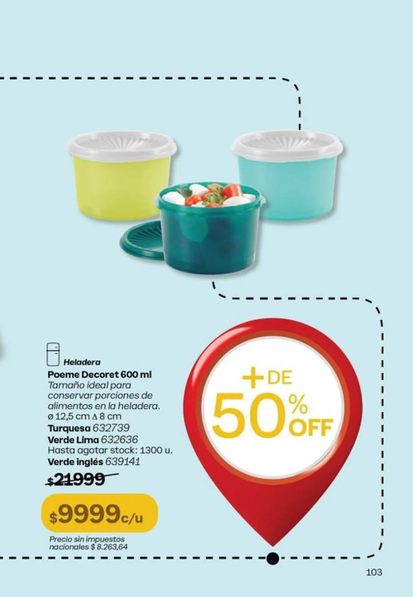 Ofertas de Catálogo Tupperware 10 de mayo al 31 de mayo 2025 - Página 104 del catálogo
