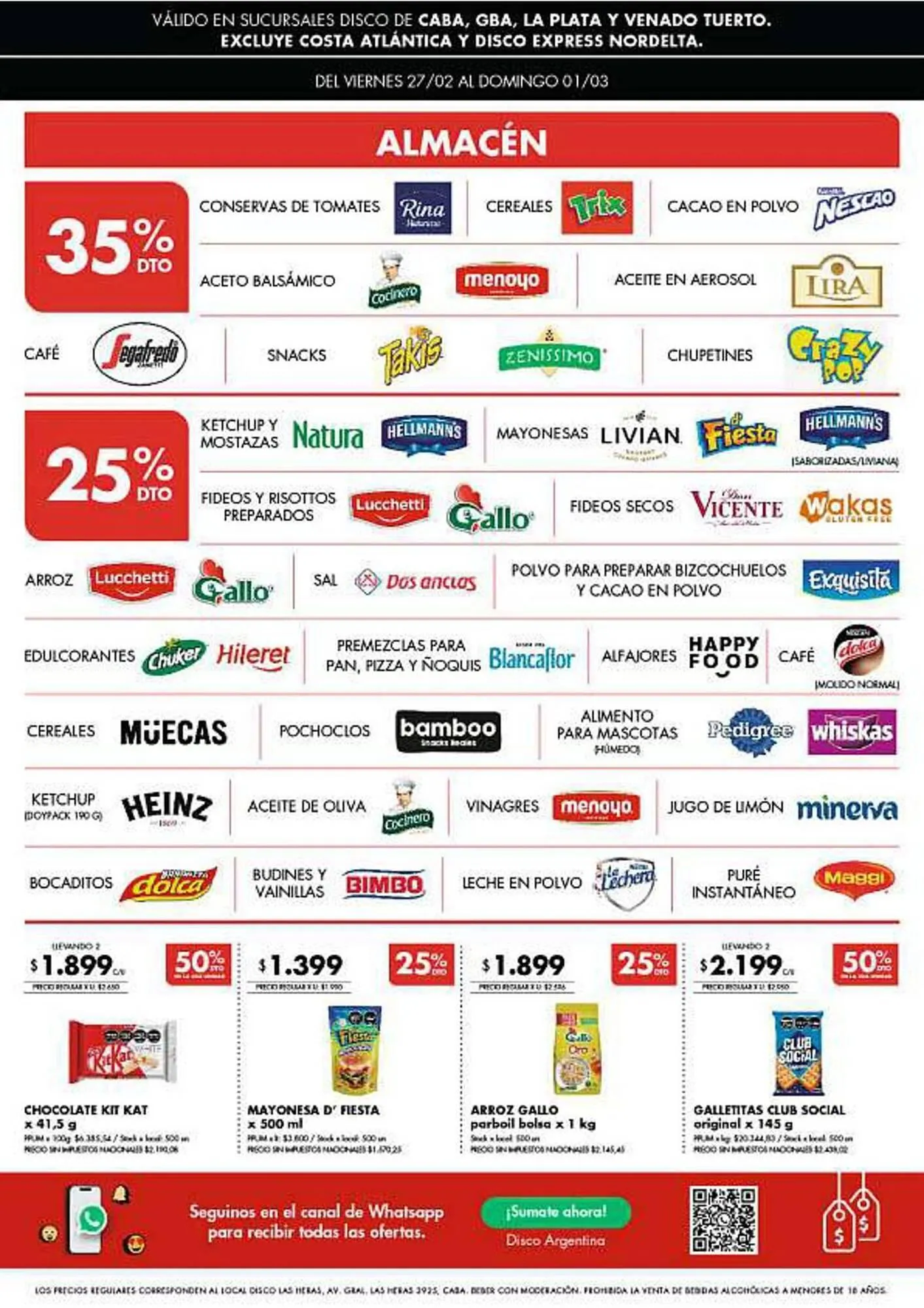 Ofertas de Folleto Disco 27 de febrero al 1 de marzo 2026 - Página 3 del catálogo