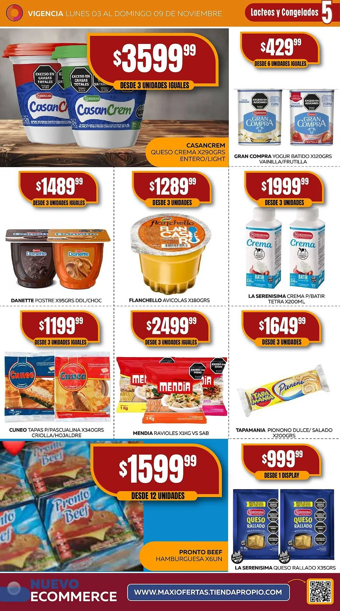 Ofertas de Catálogo Maxi Ofertas 3 de noviembre al 9 de noviembre 2025 - Página 5 del catálogo