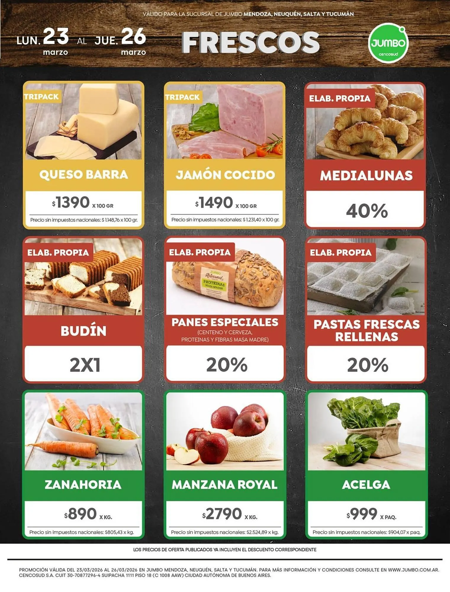 Ofertas de Catálogo Jumbo 23 de marzo al 26 de marzo 2026 - Página 1 del catálogo