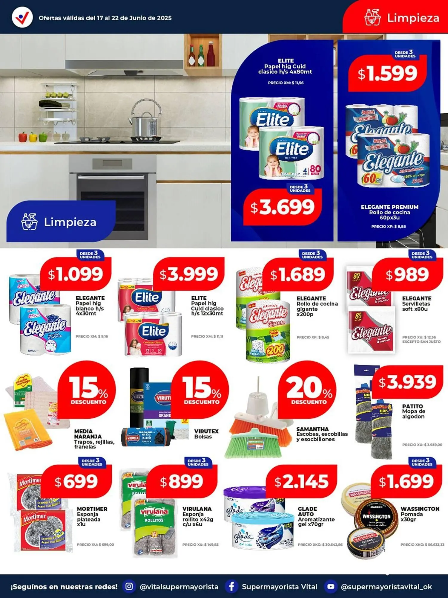 Ofertas de Catálogo Supermayorista Vital 17 de junio al 22 de junio 2025 - Página 8 del catálogo