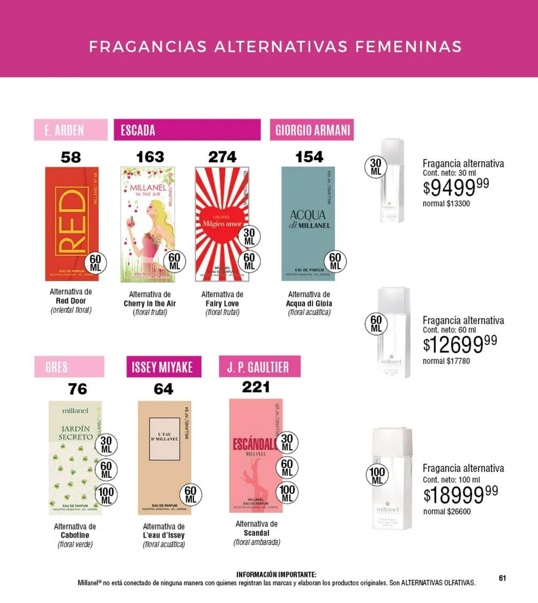 Ofertas de Catálogo Millanel Cosmética 27 de febrero al 31 de marzo 2025 - Página 61 del catálogo