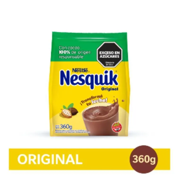 Polvo Cacao Sin Tacc Nesquik 360 Gr.