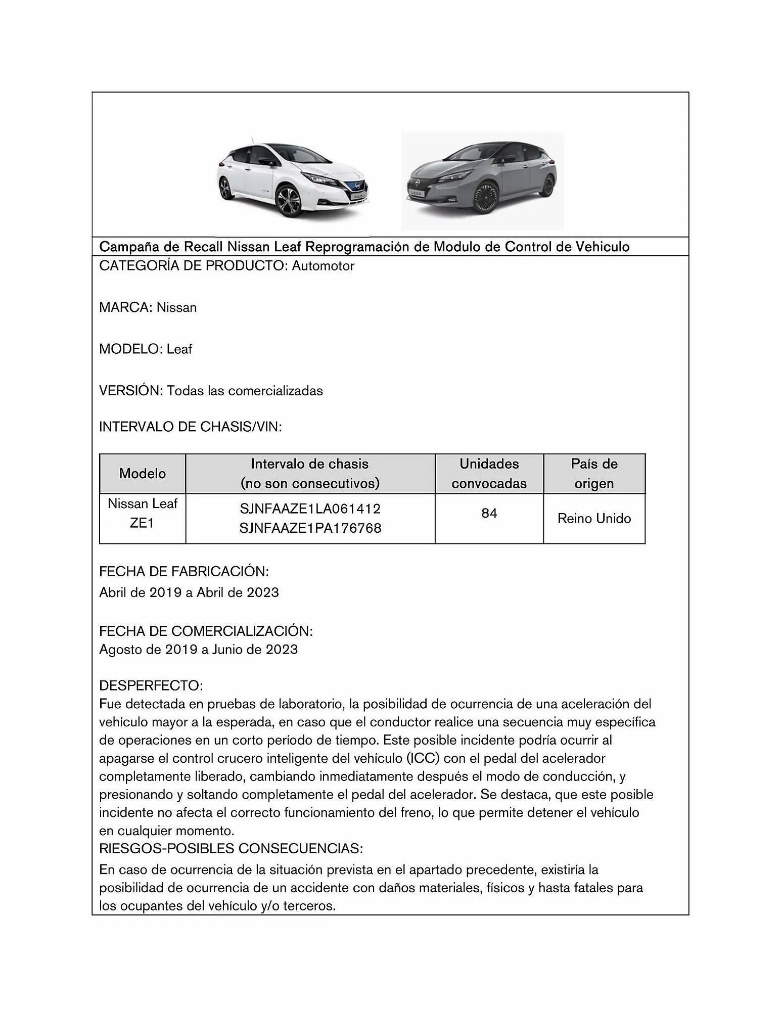 Catálogo Nissan - 1