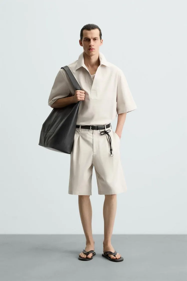 CAMISA POLO ALGODÓN - LINO