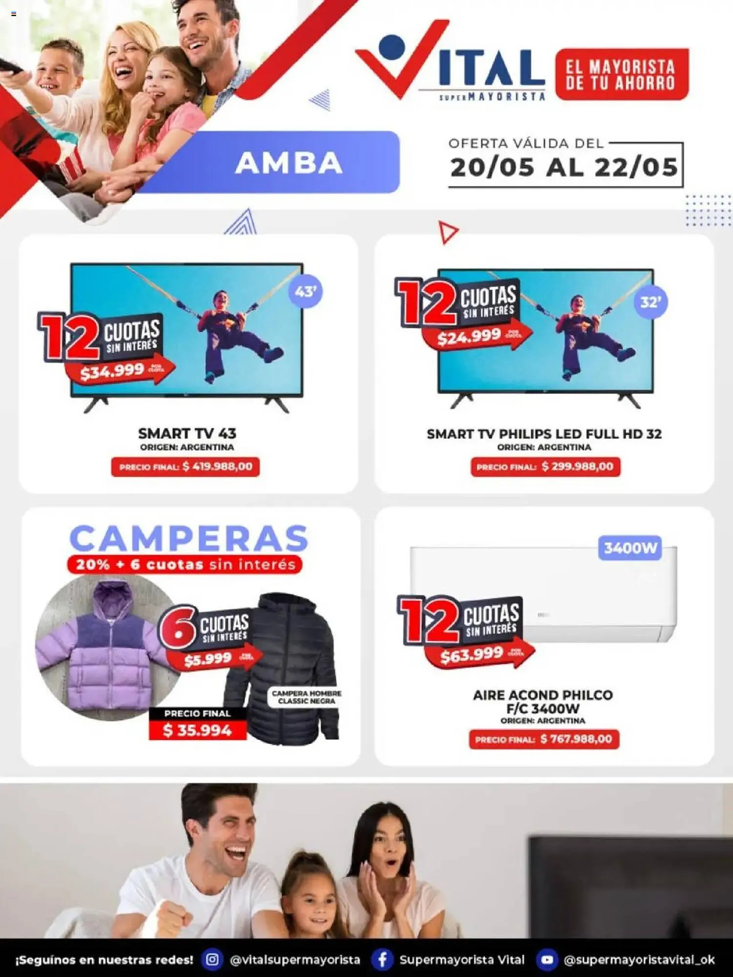 Ofertas de Catálogo Supermayorista Vital 20 de mayo al 23 de mayo 2025 - Página 1 del catálogo