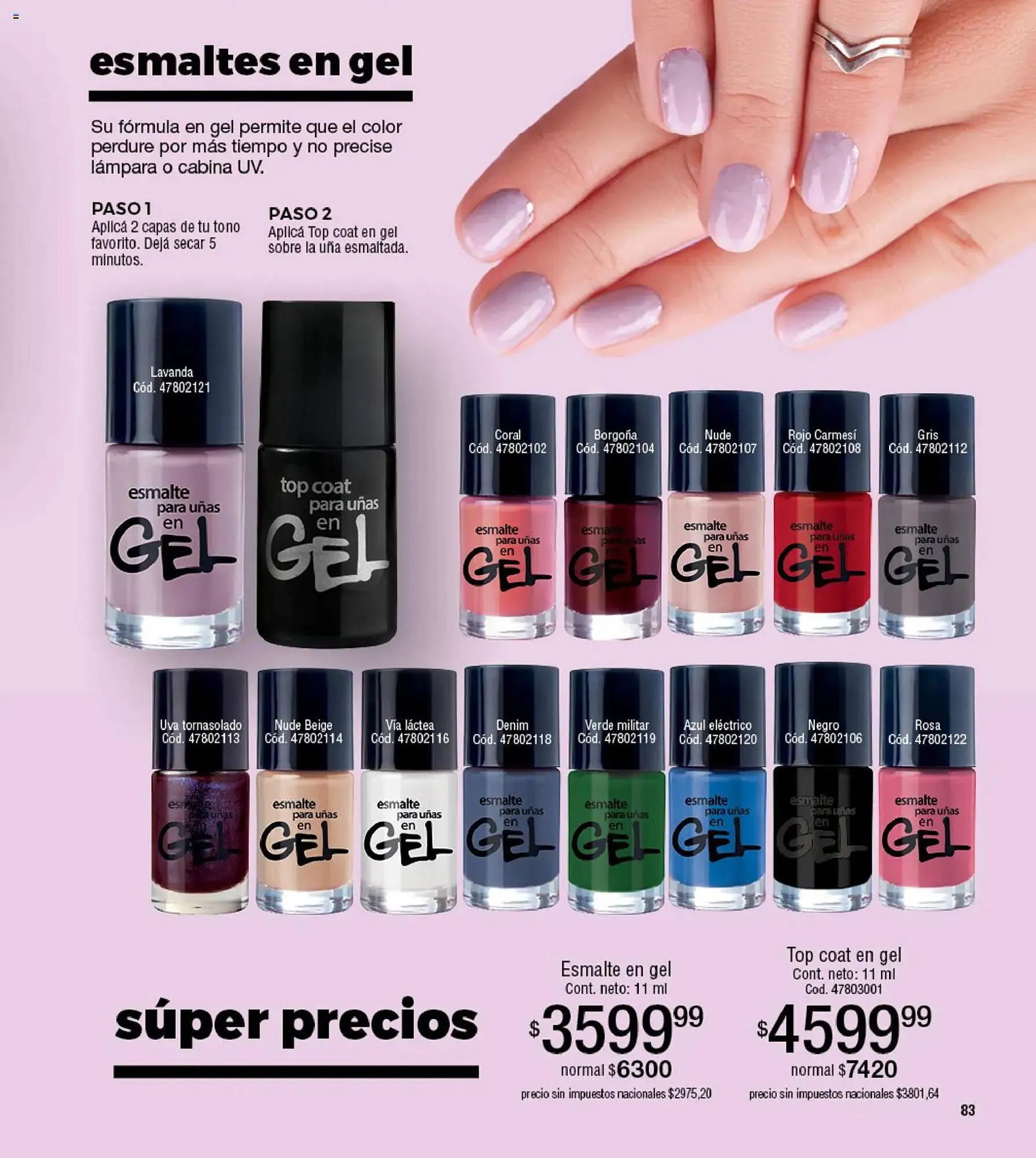 Ofertas de Catálogo Millanel Cosmética 2 de marzo al 29 de marzo 2026 - Página 83 del catálogo