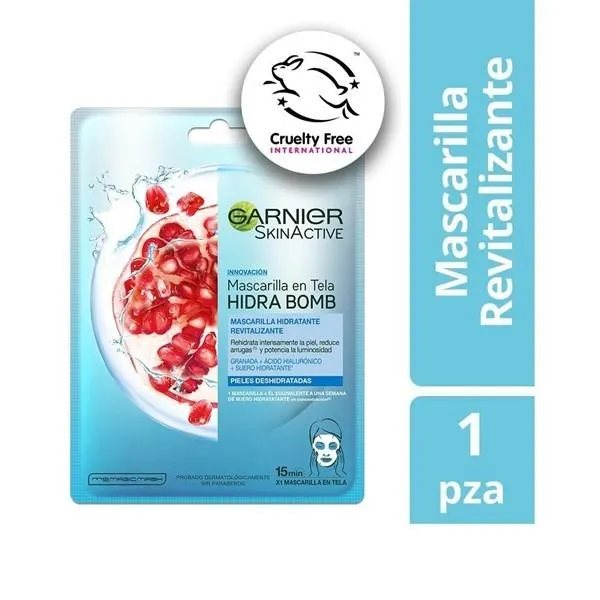 Garnier Mascarilla en Tela Skin Active Granada (1 Unidad)