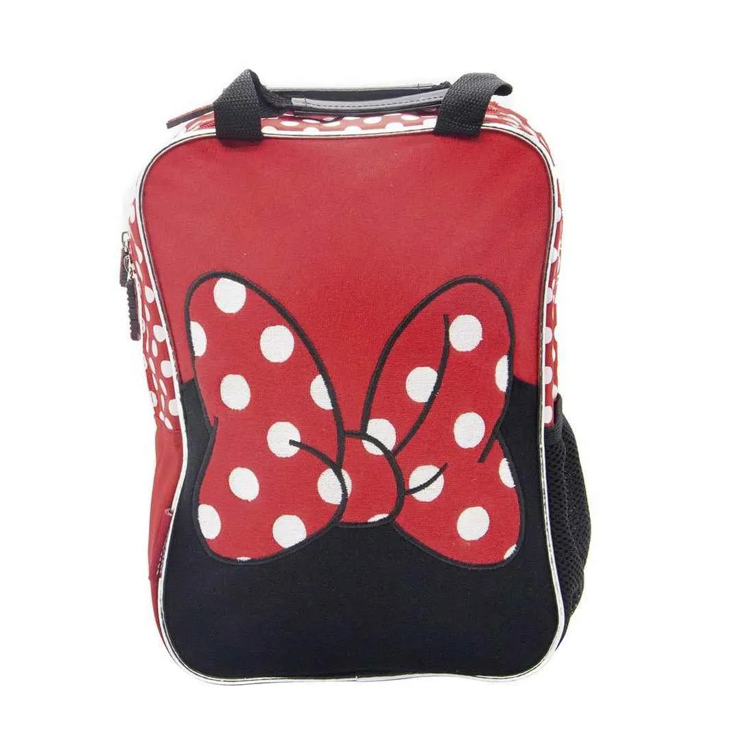Mochila Minnie 12 Pulgadas Con Capucha Y Orejas