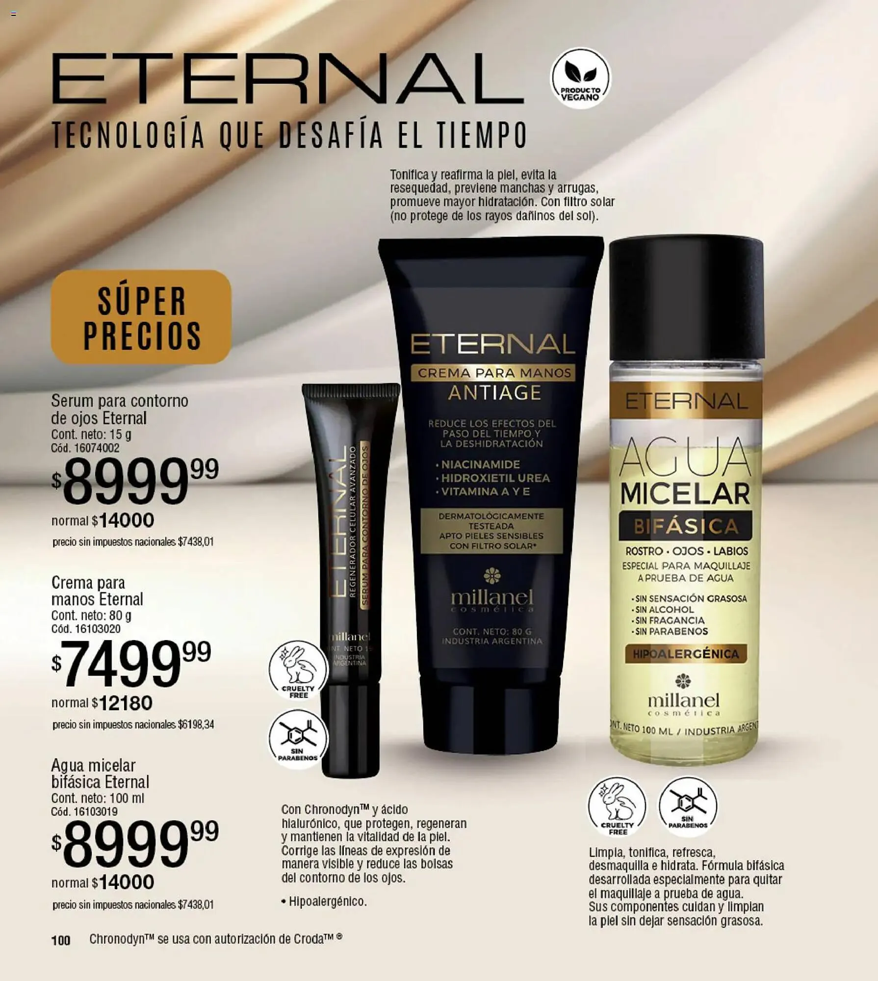 Ofertas de Catálogo Millanel Cosmética 30 de marzo al 27 de abril 2026 - Página 100 del catálogo