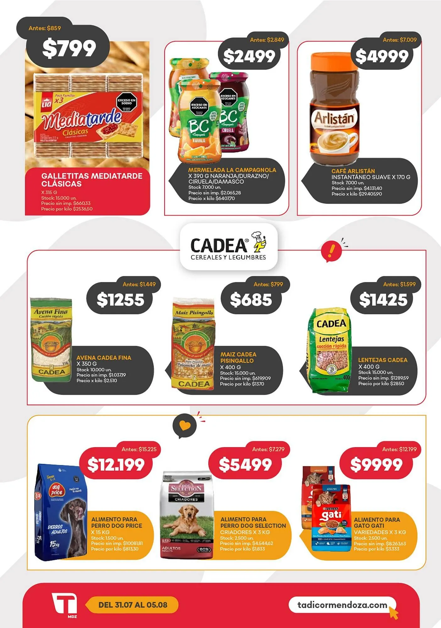 Ofertas de Catálogo Supermercados Tadicor 30 de julio al 7 de agosto 2025 - Página 2 del catálogo