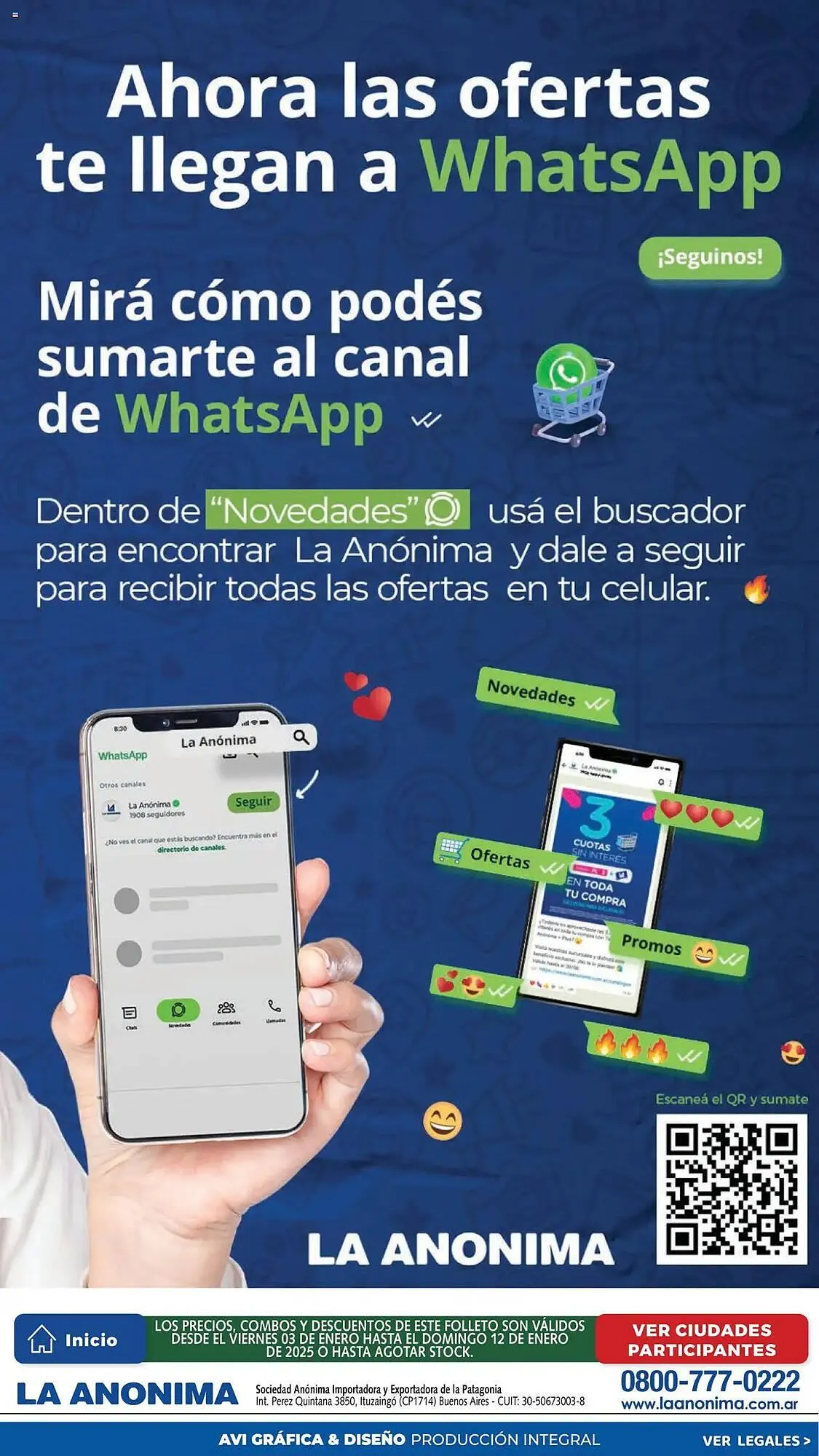 Ofertas de Catálogo La Anonima 3 de enero al 12 de enero 2025 - Página 52 del catálogo