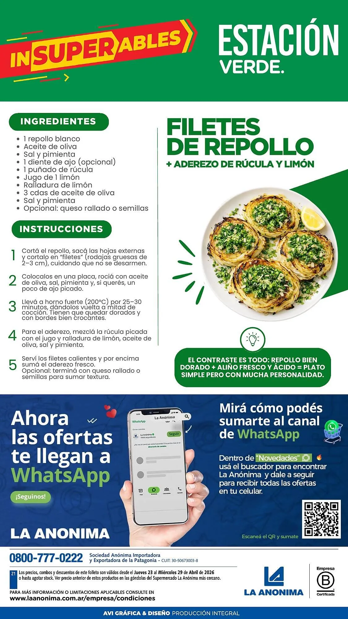 Ofertas de Catálogo La Anonima 23 de abril al 29 de abril 2026 - Página 8 del catálogo