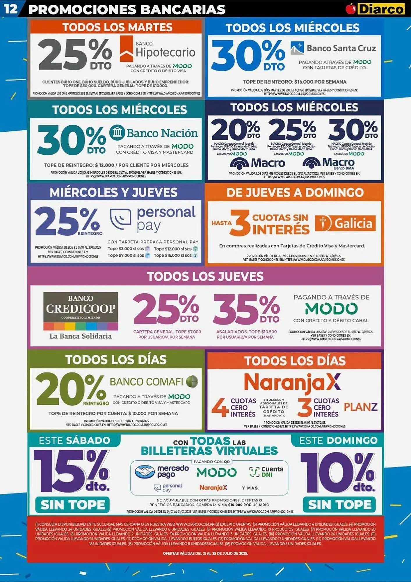Ofertas de Catálogo Diarco 21 de julio al 25 de julio 2025 - Página 11 del catálogo