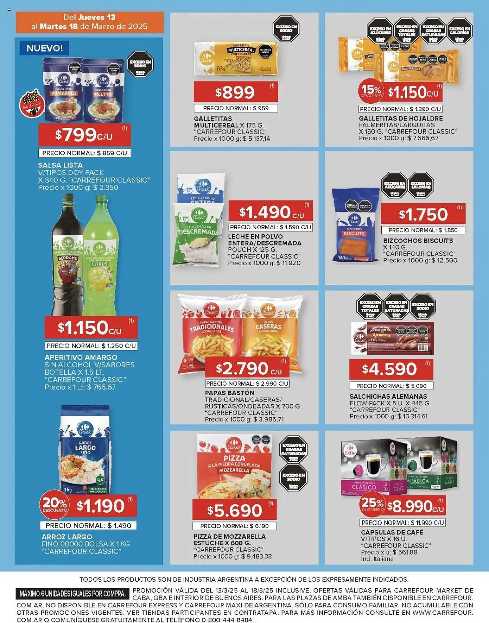 Ofertas de Catálogo Carrefour Market 13 de marzo al 18 de marzo 2025 - Página 12 del catálogo