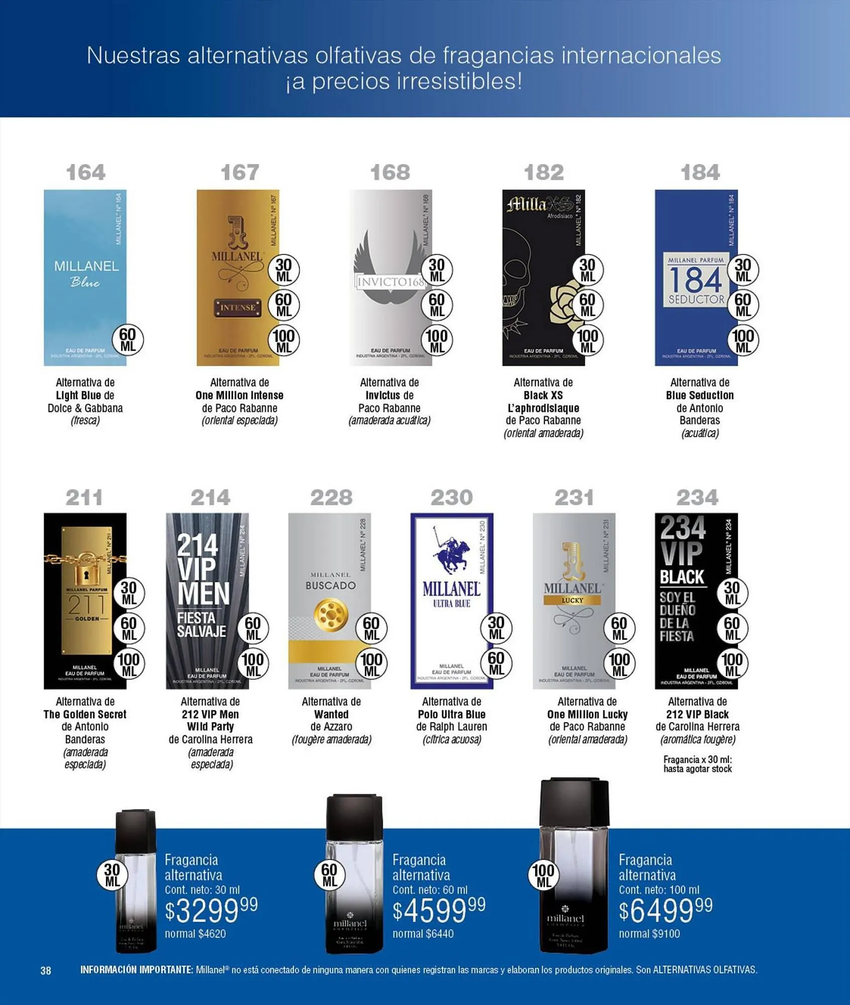 Ofertas de Catálogo Millanel Cosmética 18 de septiembre al 15 de octubre 2023 - Página 38 del catálogo