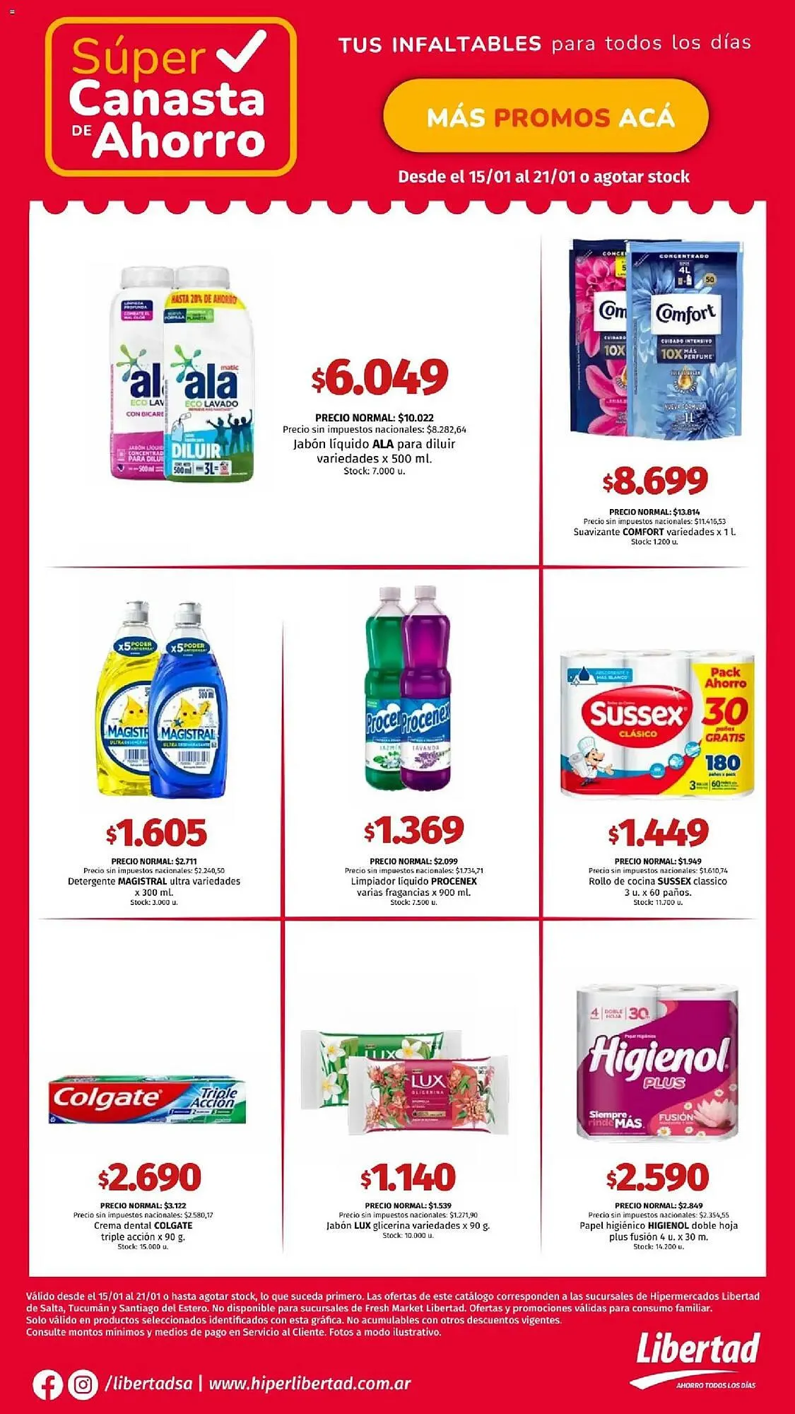 Ofertas de Catálogo Hipermercado Libertad 15 de enero al 22 de enero 2026 - Página 6 del catálogo