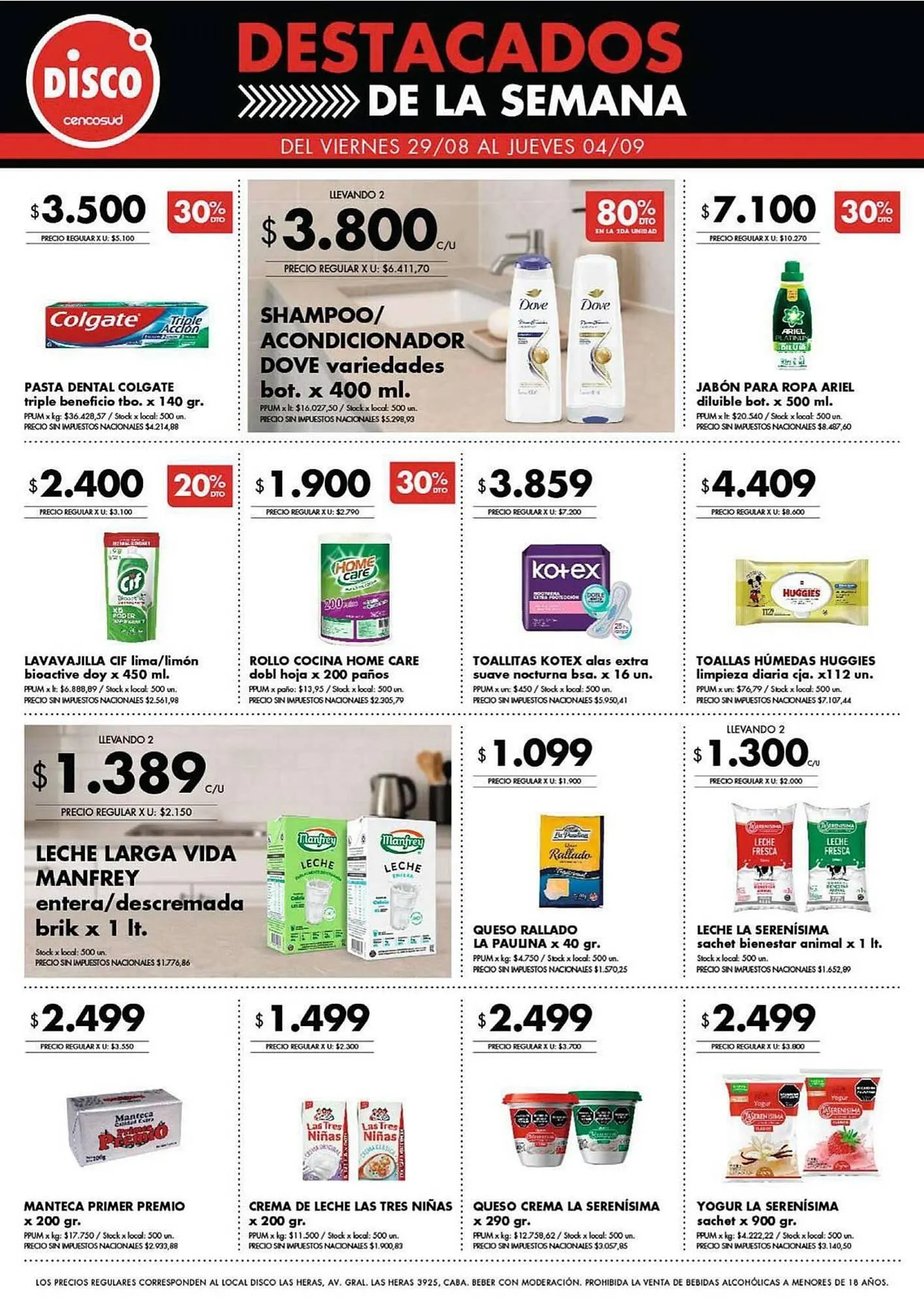 Ofertas de Catálogo Disco 28 de agosto al 31 de agosto 2025 - Página 9 del catálogo