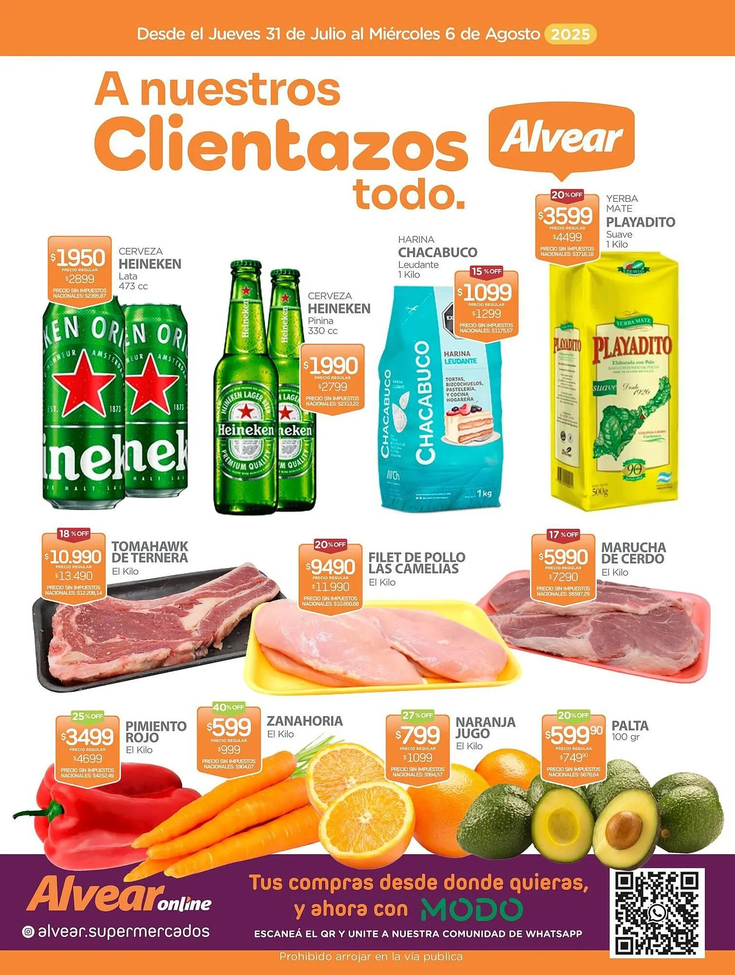 Ofertas de Catálogo Alvear 31 de julio al 6 de agosto 2025 - Página 1 del catálogo