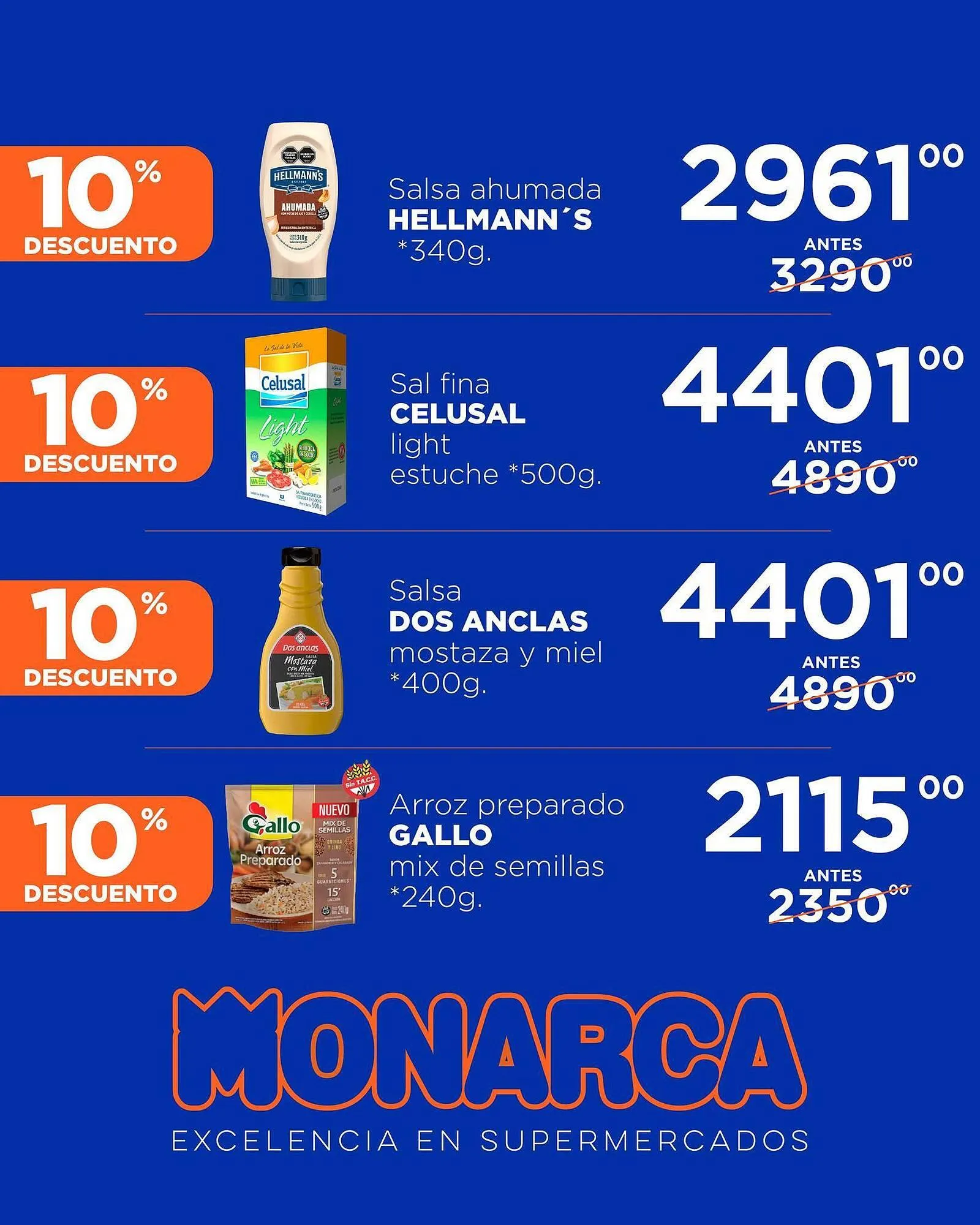 Ofertas de Catálogo Supermercados Monarca 1 de abril al 2 de abril 2025 - Página 1 del catálogo