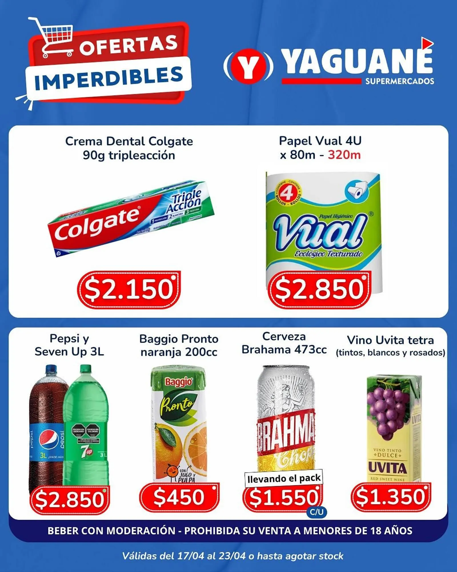 Ofertas de Catálogo Yaguane Supermercados 17 de abril al 23 de abril 2026 - Página 3 del catálogo
